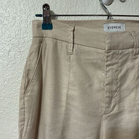 Evereve Wide Leg Linen Blend Pants Size 27 - Picture 4 of 5